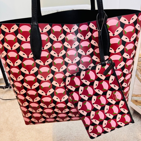 Kate Spade Geofox Large Reversible Tote, NWT - Picture 12 of 14